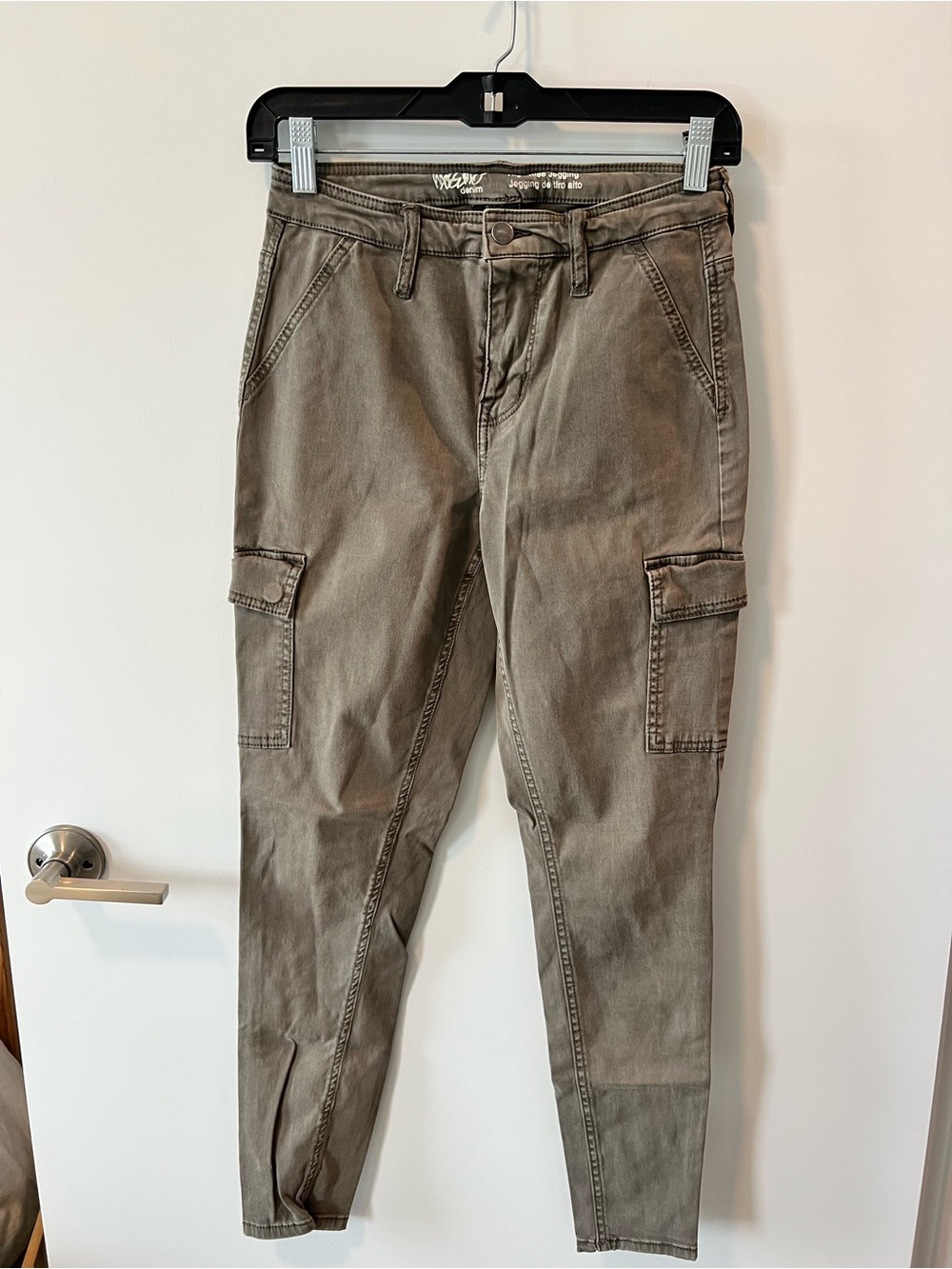 Mossimo Denim High-Rise Super Stretch Jeggings — Olive Green